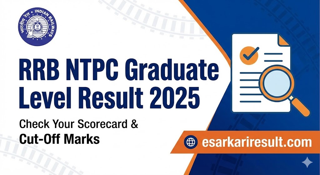 RRB NTPC Graduate Level Result Phase 2 Declared: Check CBT-2 Merit List & Cut-Off 2025
