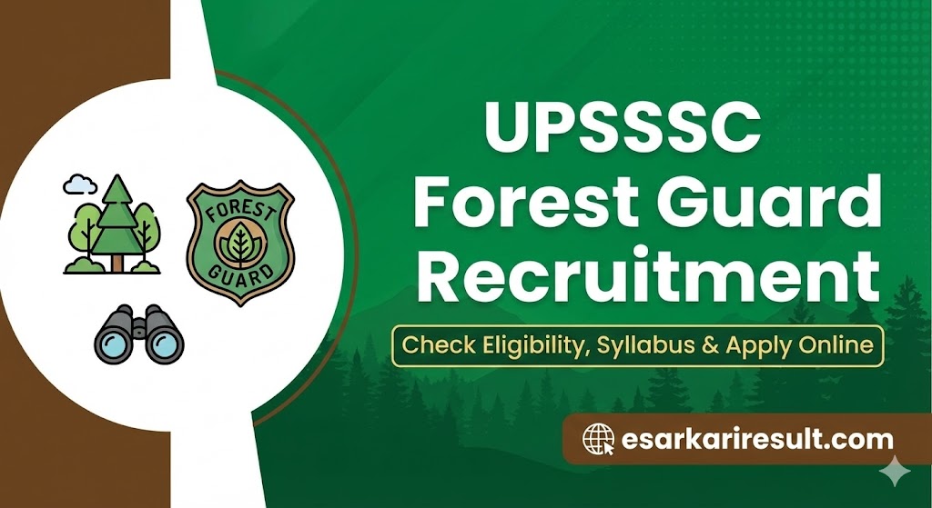 UPSSSC Forest Guard Exam Date 2025