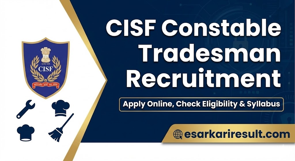 CISF Constable Tradesman PET and PST Admit Card 2025