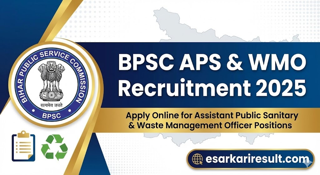 BPSC APS & WMO Recruitment 2025