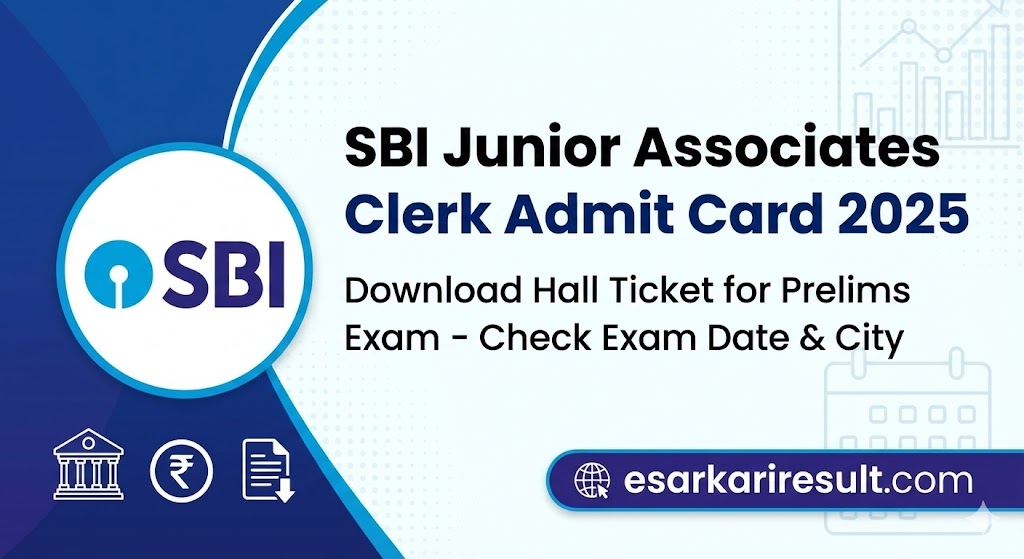 SBI Junior Associates Clerk Admit Card 2025