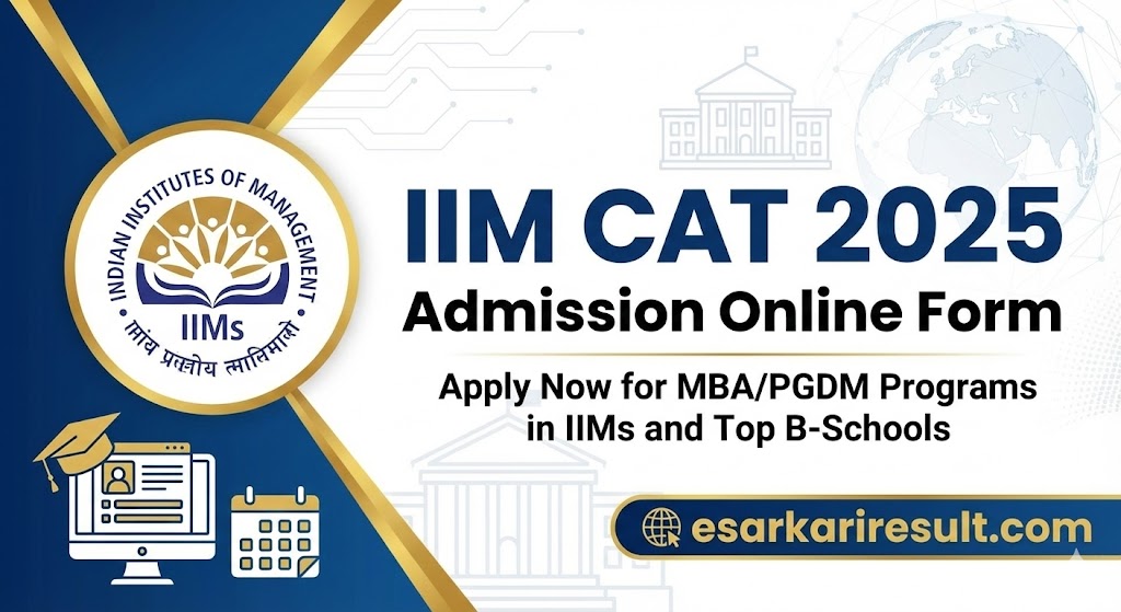 IIM CAT 2025 Admission Online Form