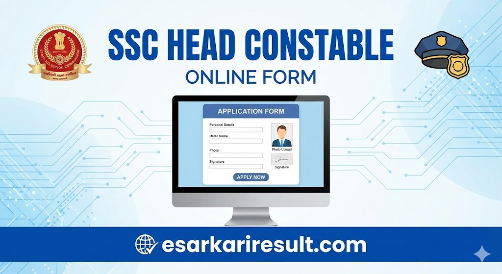 SSC Delhi Police Head Constable Online Form 2025