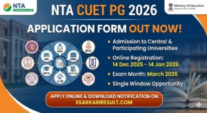 NTA CUET PG 2026 Application Form Out: Apply Online for PG Admission in Central Universities
